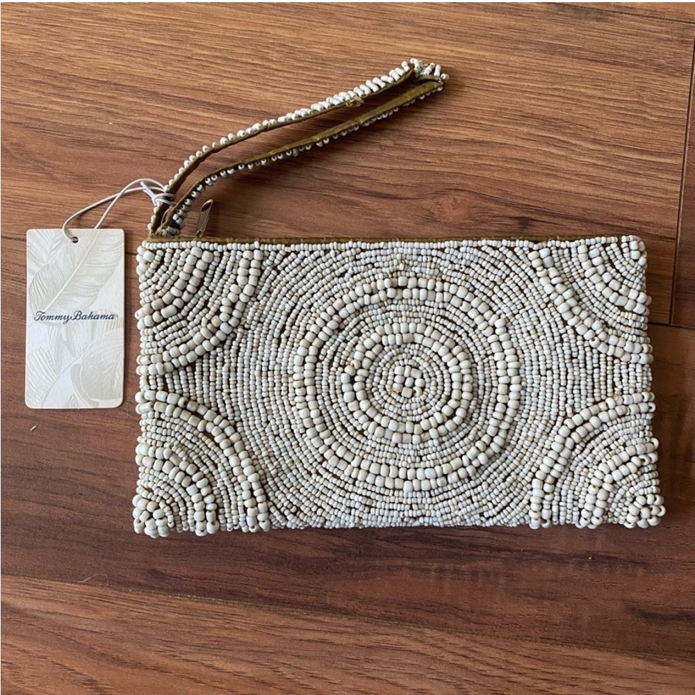 Tommy Bahama clutch beaded